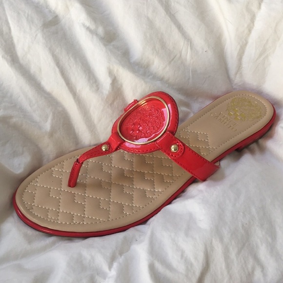 tan flip flop sandals